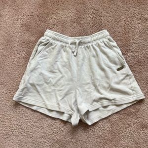 Gymshark Womens Grey/White Shorts